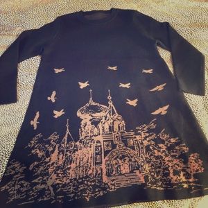 Elegant dress with pattern